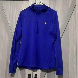 Under Armour Blue Half-Zip Top